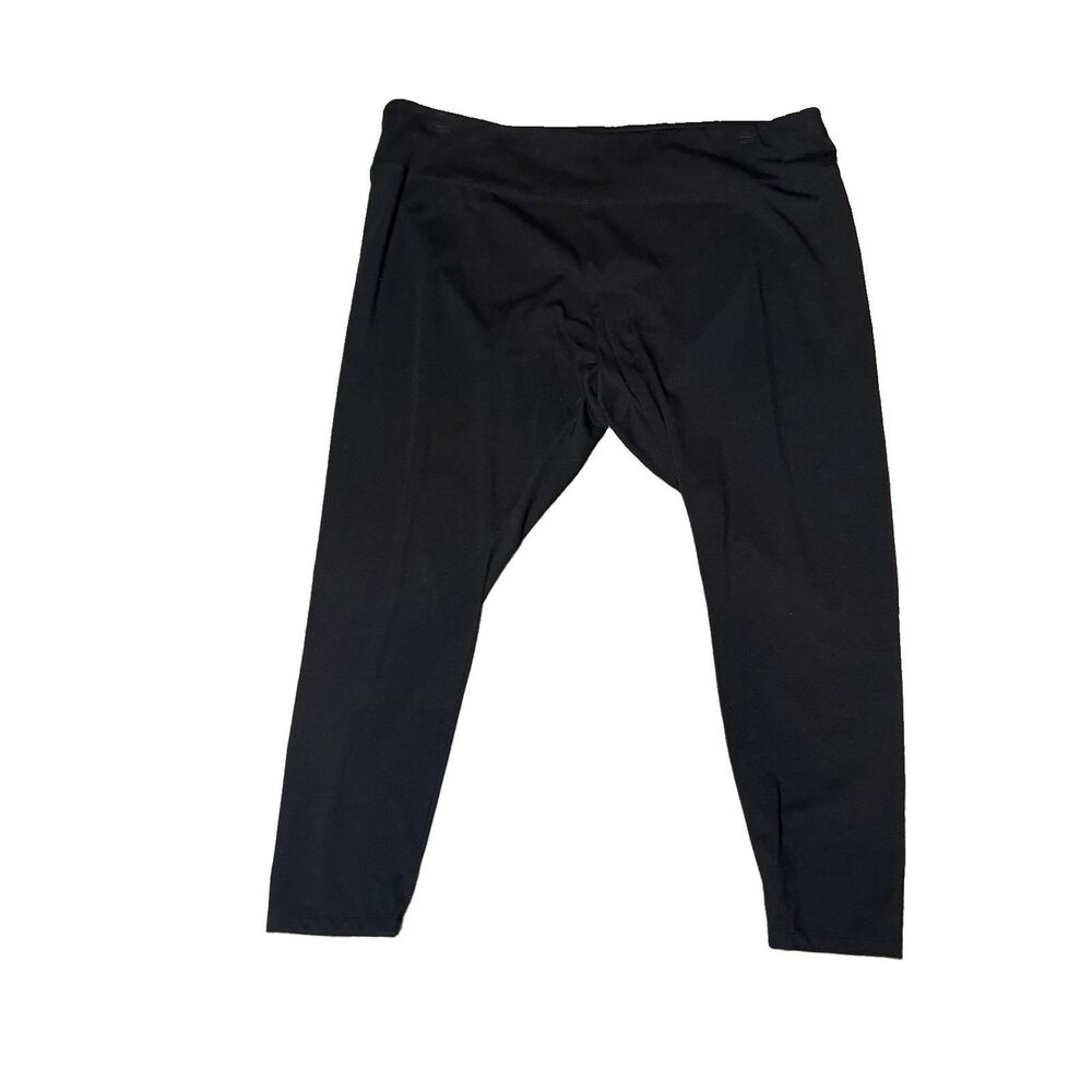 Sonoma Black Mid Rise Leggings 3X Slim Fit Skinny Leg Opening Pull On